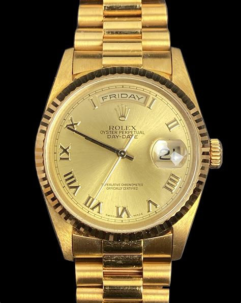 gold Rolex Oyster Perpetual price